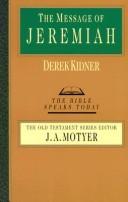 The Message of Jeremiah book cover