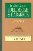 The Message of Joel, Micah & Habakkuk book cover