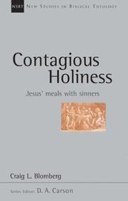 Contagious Holiness book cover